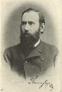 Stowasser Porträt nach einem Foto von Heinrich Harmsen, ca. 1885