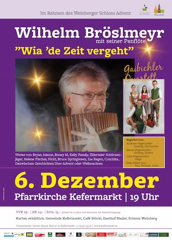 Plakat Wilhelm Bröslmeyr 6. Dezember